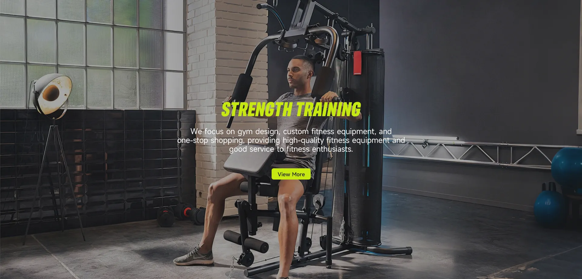 中国の筋力トレーニングマシン