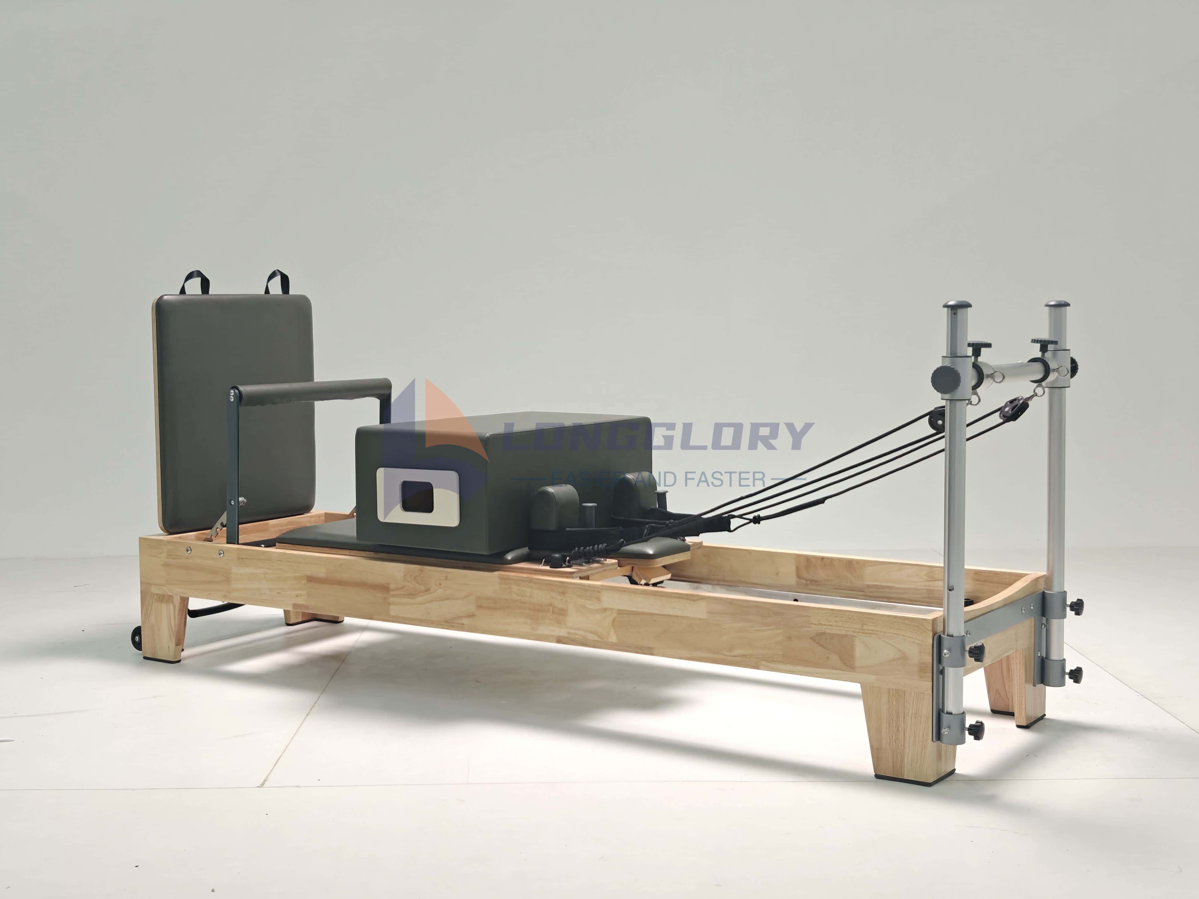 Oak Wood Pilates Reformer